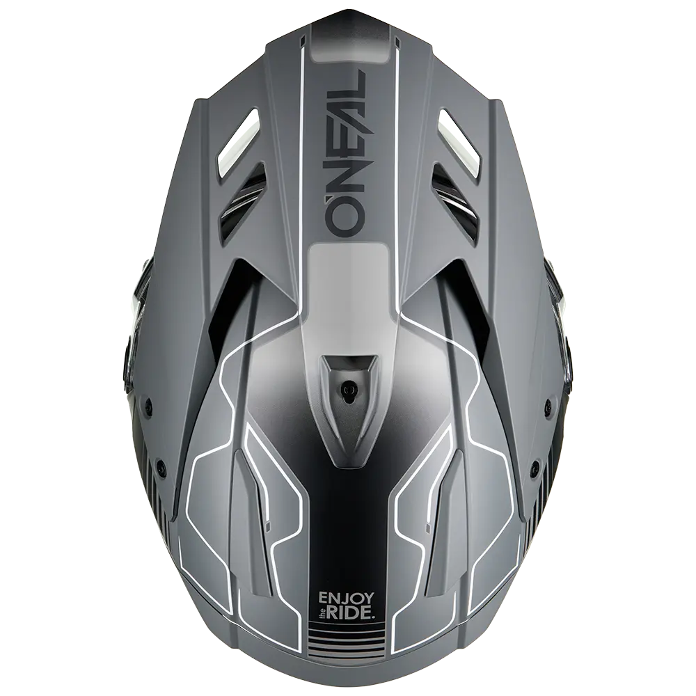 ONEAL - SIERRA RS Helmet ECHO V.26 zwart/grijs XL (61/62) - 0819-125