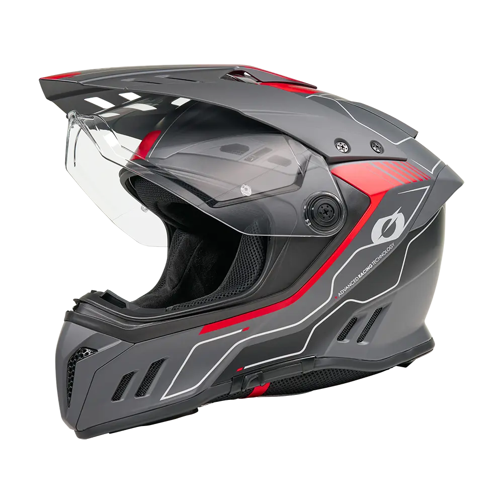 ONEAL - SIERRA RS Helmet ECHO V.26 zwart/rood XS (53/54) - 0819-101