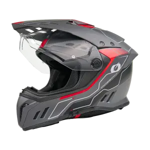 ONEAL - SIERRA RS Helmet ECHO V.26 zwart/rood S (55/56) - 0819-102