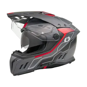 ONEAL - SIERRA RS Helmet ECHO V.26 zwart/rood M (57/58) - 0819-103