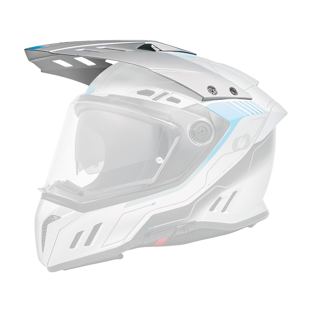 ONEAL - Visor SIERRA RS Helmet ECHO grijs/blauw - 0819-130