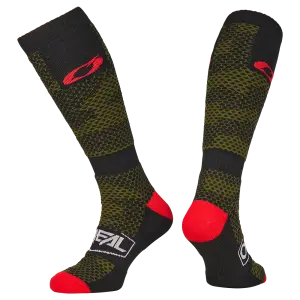 ONEAL - PRO MX Sock COVERT black/green (One Size) - 0356-768