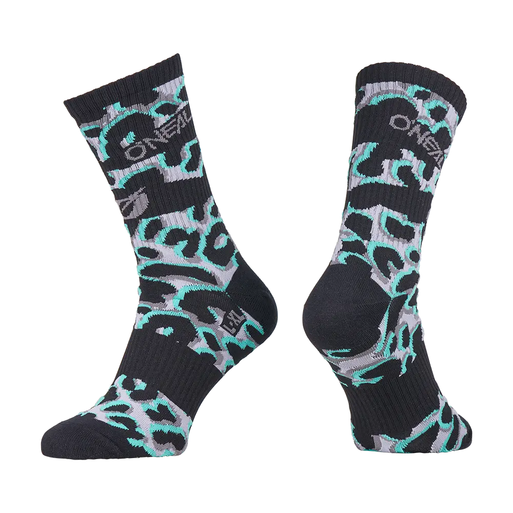 ONEAL - MTB Performance Sock WILD black/teal (43-46) - 0358-291
