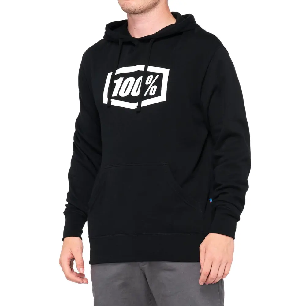 100% - HOODY ICON BK MD - 30503021