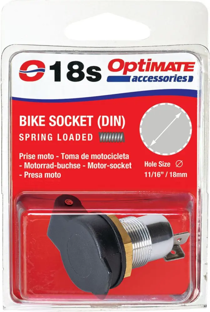 TECMATE - DIN SOCKET FLIPCAP O-18S - 38070466