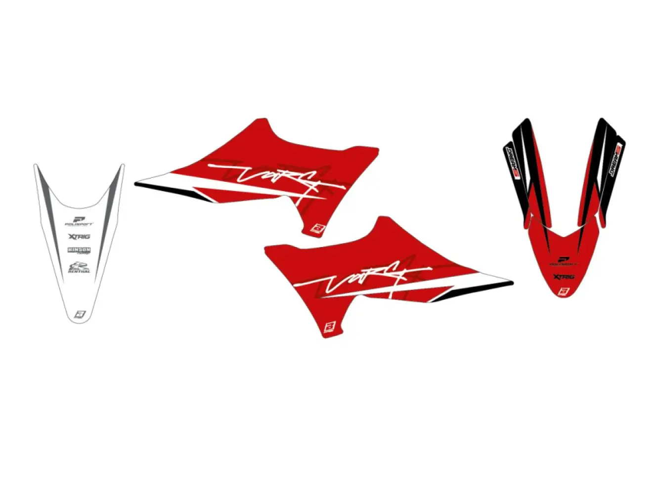 BLACKBIRD RACING - GRAPHIC KIT DREAM 5 STARK 24- - 43027533