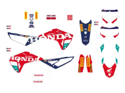 BLACKBIRD RACING - GRAPHIC KIT REP HRC 25 CRF250- - 43027542