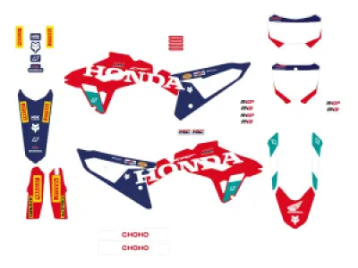 BLACKBIRD RACING - GRAPHIC KIT REP HRC 25 CRF 450 - 43027541