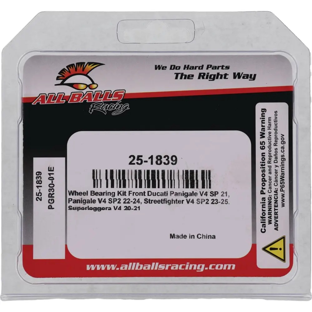 ALL BALLS - BEARING KIT WHEEL DUC - 02151673