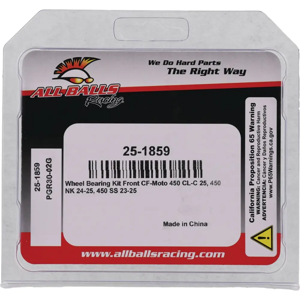 ALL BALLS - BEARING KIT WHEEL CF MOTO - 02151684