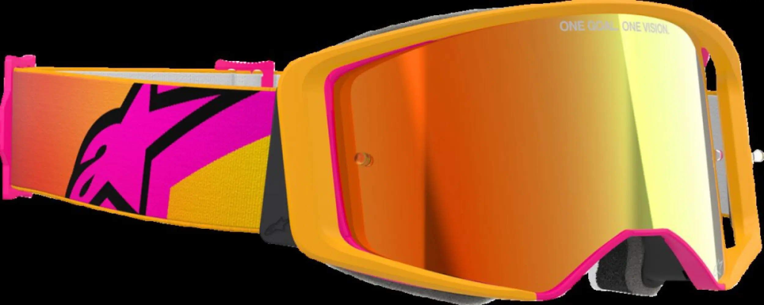 ALPINESTARS GOGGLES - GOGGLE SUPERTECH CORP YLW/PNK  - 26013765