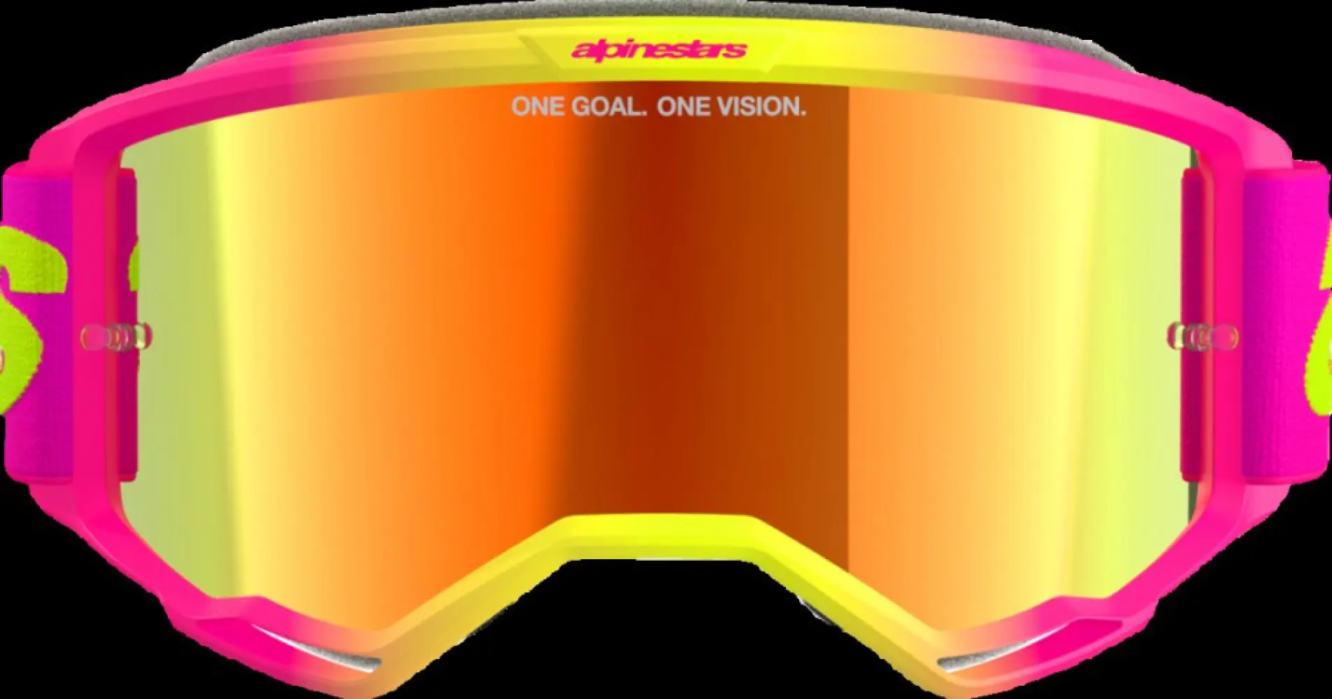 ALPINESTARS GOGGLES - GOGGLE VISION 5 WORDMARK PNK/Y - 26013781