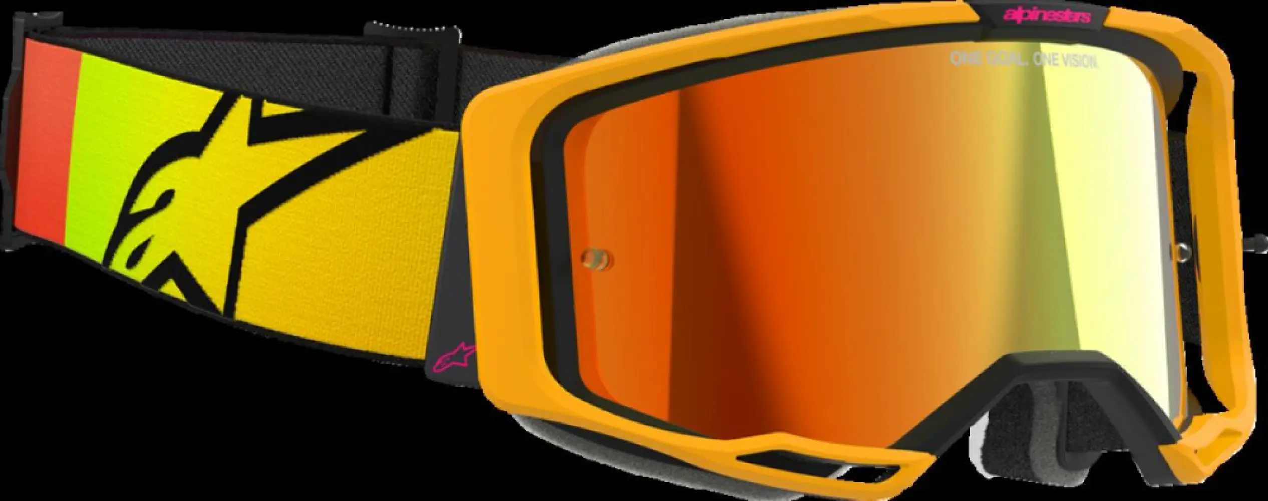 ALPINESTARS GOGGLES - GOGGLE VISION 8 CORP YLW/PINK  - 26013773