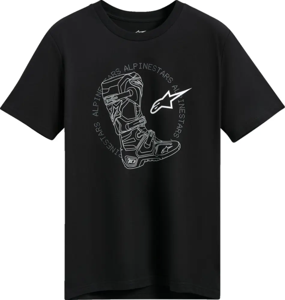 ALPINESTARS (CASUALS) - TEE SS CSF TECH BOOT BLACK S - 303024994