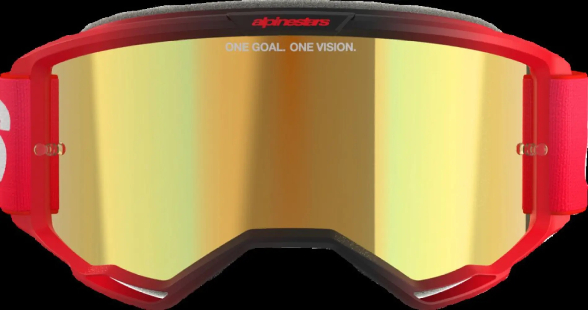 ALPINESTARS GOGGLES - GOGGLE VISION 5 BLAZE RED MIRR - 26013778