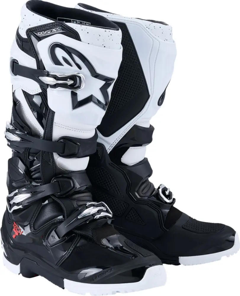 ALPINESTARS(MX) - BOOT TECH 7 ENDURO BLK/WHT 16 - 34103427