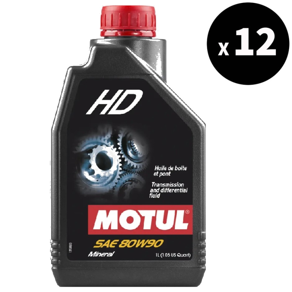 MOTUL HD Gear Oil - 80W90 - 1L (x12) - 3042994