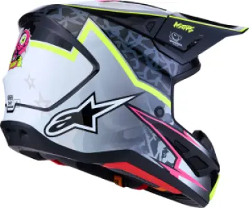 ALPINESTARS(MX) - HELMET SM7 BLASTER BLK/GRY/YLW - 01109749