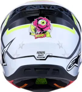 ALPINESTARS(MX) - HELMET SM7 BLASTER BLK/GRY/YLW - 01109748