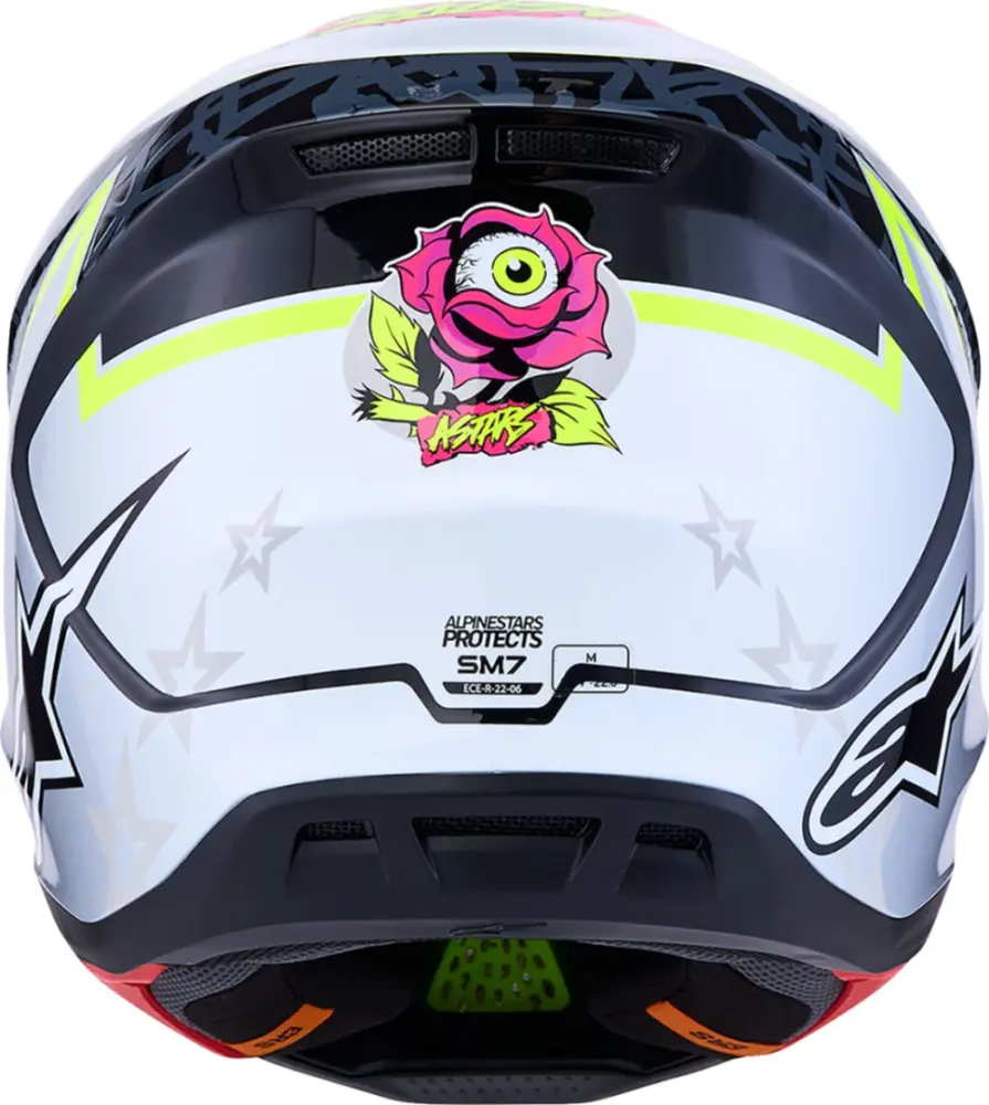 ALPINESTARS(MX) - HELMET SM7 BLASTER BLK/GRY/YLW - 01109745