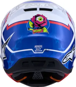 ALPINESTARS(MX) - HELMET SM7 BLASTER WHT/BLU/RED - 01109752