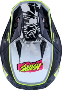 ALPINESTARS(MX) - HELMET SM7 BLASTER BLK/GRY/YLW - 01109750