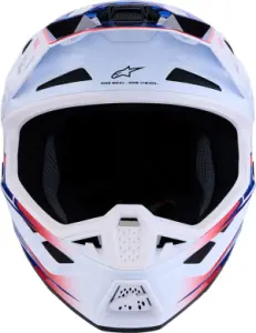 ALPINESTARS(MX) - HELMET SM7 BLASTER WHT/BLU/RED - 01109751