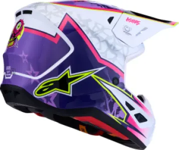 ALPINESTARS(MX) - HELMET SM7 BLASTER PUR/PNK/WHT - 01109760