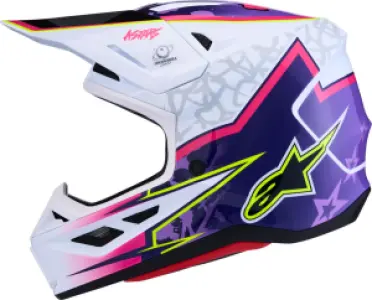 ALPINESTARS(MX) - HELMET SM7 BLASTER PUR/PNK/WHT - 01109760