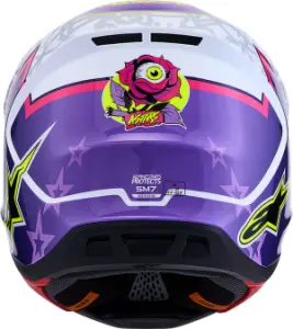 ALPINESTARS(MX) - HELMET SM7 BLASTER PUR/PNK/WHT - 01109761