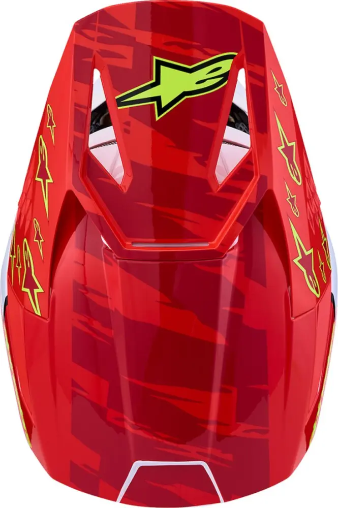 ALPINESTARS(MX) - HELMET SM3 FALCON RED/WHT/BLU  - 01109765