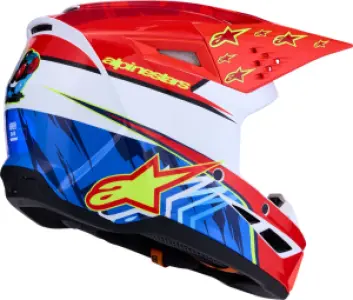 ALPINESTARS(MX) - HELMET SM3 FALCON RED/WHT/BLU  - 01109765