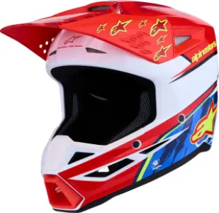 ALPINESTARS(MX) - HELMET SM3 FALCON RED/WHT/BLU - 01109768