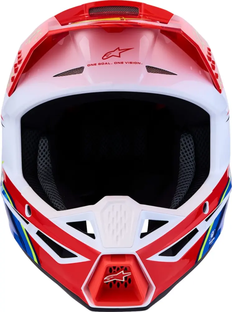 ALPINESTARS(MX) - HELMET SM3 FALCON RED/WHT/BLU  - 01109768