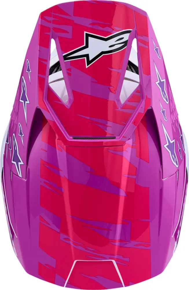ALPINESTARS(MX) - HELMET SM3 FALCON PUR/WHT/PNK  - 01109770