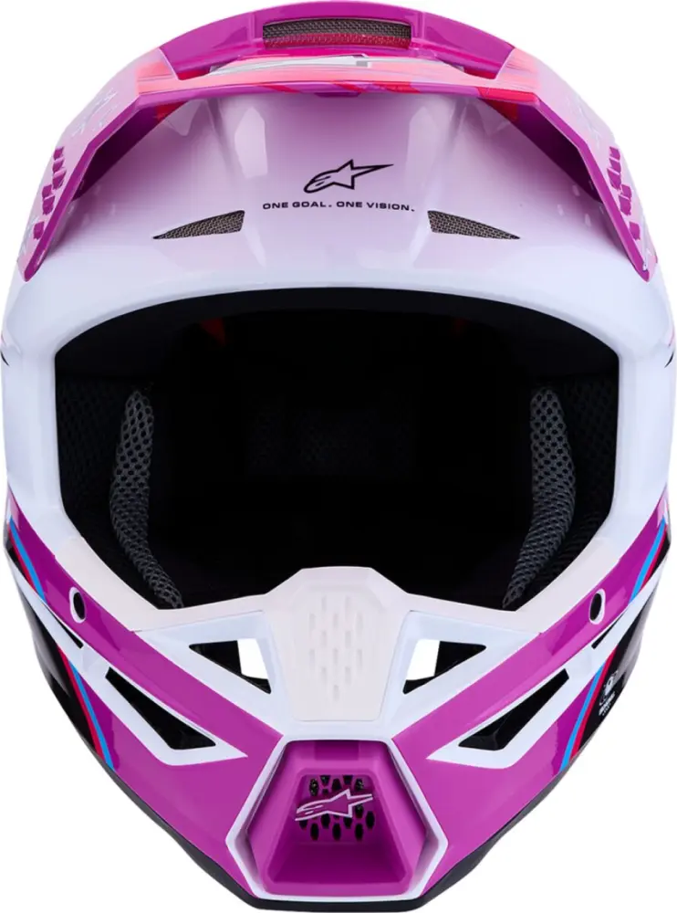 ALPINESTARS(MX) - HELMET SM3 FALCON PUR/WHT/PNK  - 01109772