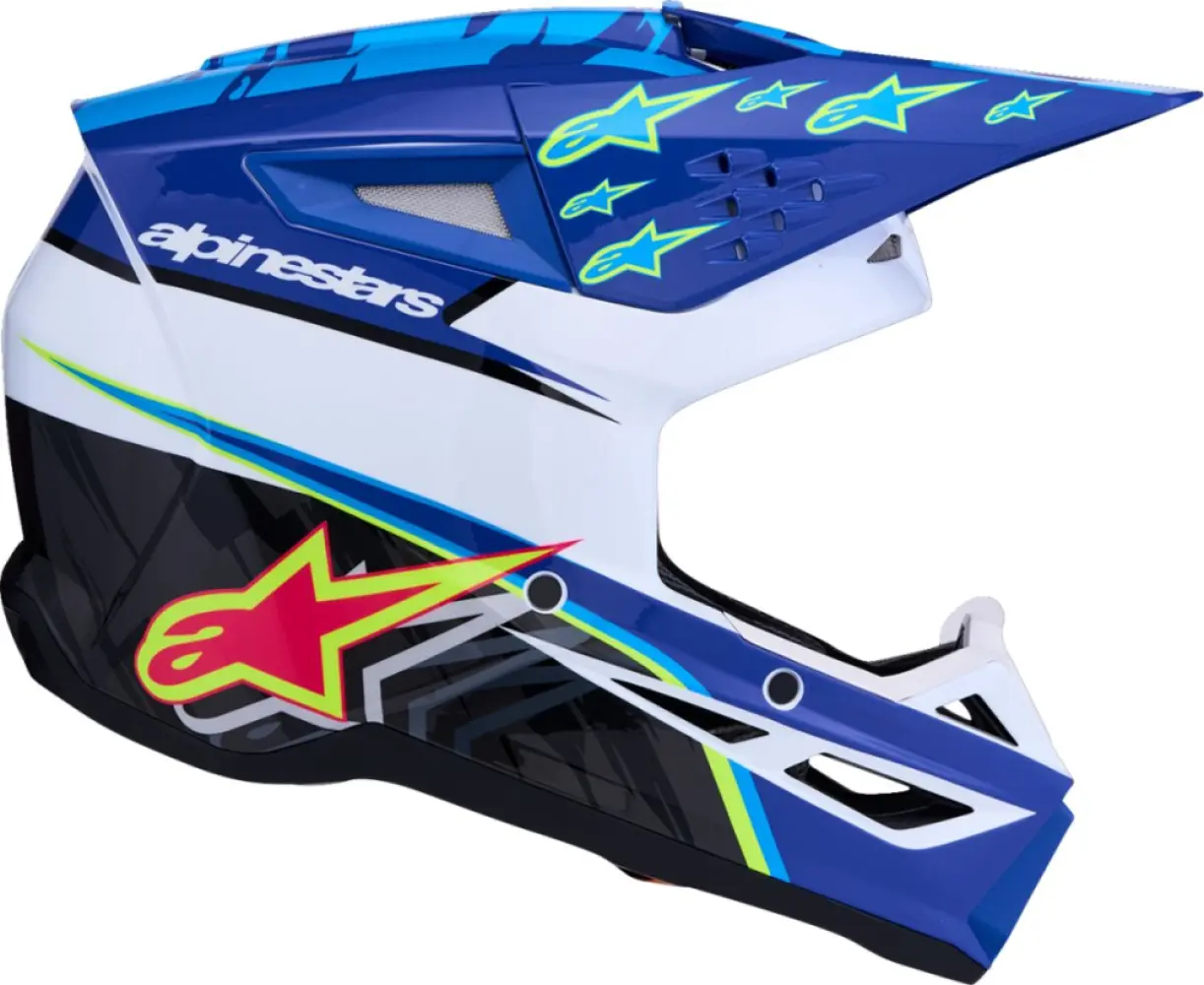 ALPINESTARS(MX) - HELMET SM3 FALCON BLU/BLK/PNK  - 01109775