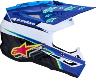 ALPINESTARS(MX) - HELMET SM3 FALCON BLU/BLK/PNK  - 01109775