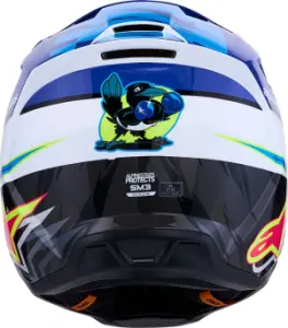 ALPINESTARS(MX) - HELMET SM3 FALCON BLU/BLK/PNK  - 01109780