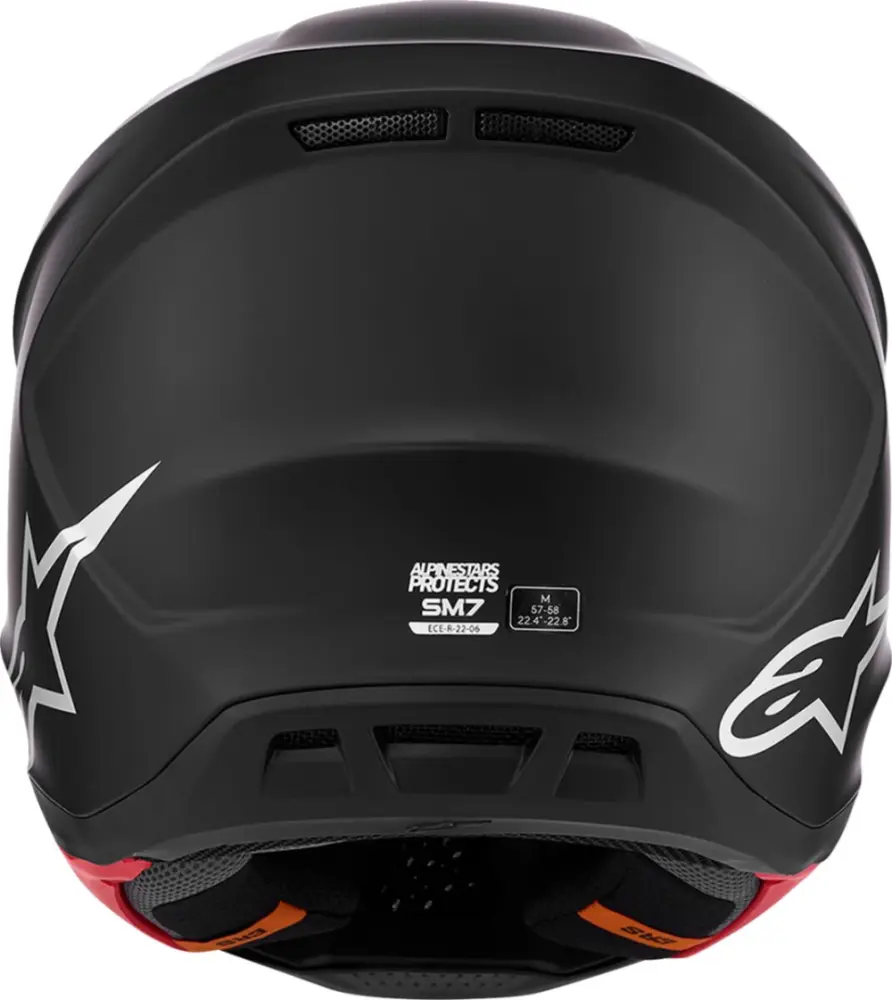 ALPINESTARS(MX) - HELMET SM7 BLASTER BLACK-MATTE - 01109783