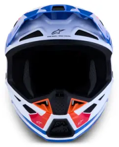 ALPINESTARS(MX) - HELMET SM7 CORE WHT/BLU/PNK XS - 01109787
