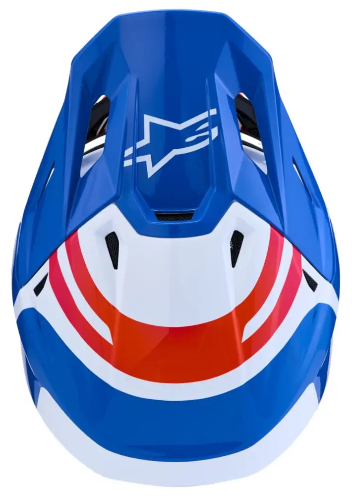 ALPINESTARS(MX) - HELMET SM7 CORE WHT/BLU/PNK L - 01109790
