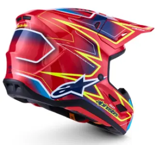 ALPINESTARS(MX) - HELMET SM7 CAST RED/YLW/BLU XS - 01109793