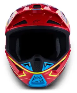 ALPINESTARS(MX) - HELMET SM7 CAST RED/YLW/BLU M - 01109795