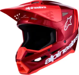 ALPINESTARS(MX) - HELMET SM3 RADIUM RED/WHT S - 01109800