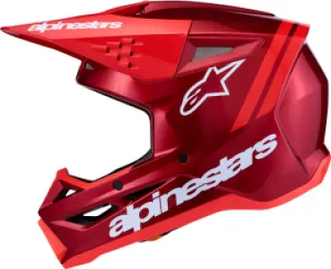 ALPINESTARS(MX) - HELMET SM3 RADIUM RED/WHT S - 01109800