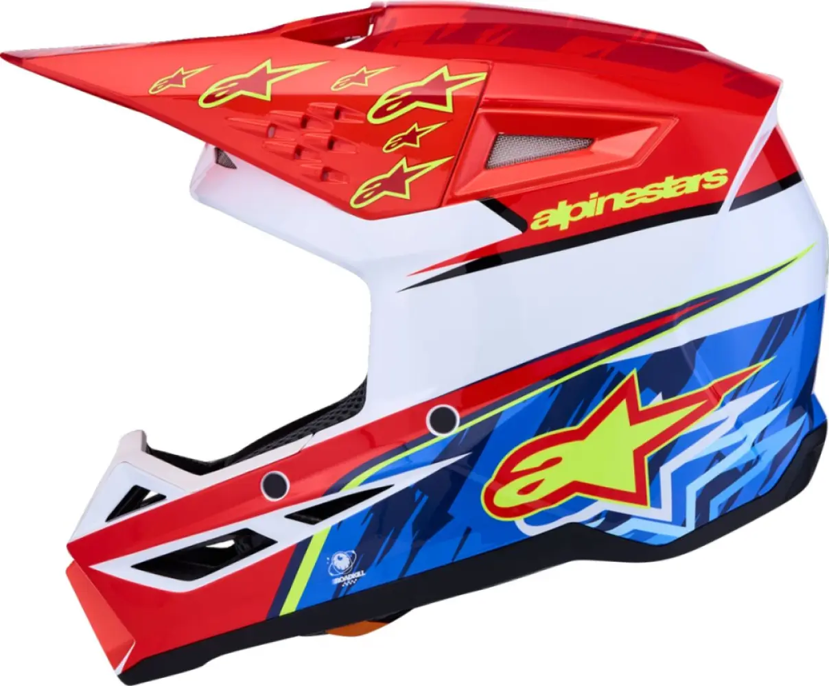 ALPINESTARS(MX) - HELMET YTH SM3 FALCON RD/WH/BL - 01111817