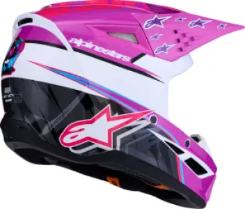 ALPINESTARS(MX) - HELMET YTH SM3 FALCON PU/WH/PK - 01111820
