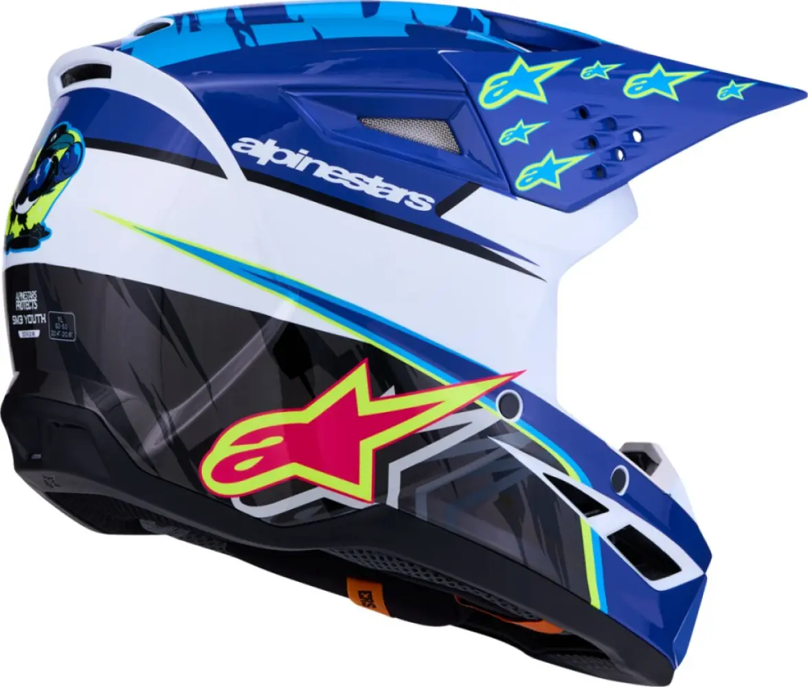 ALPINESTARS(MX) - HELMET YTH SM3 FALCON BL/BK/PK - 01111821