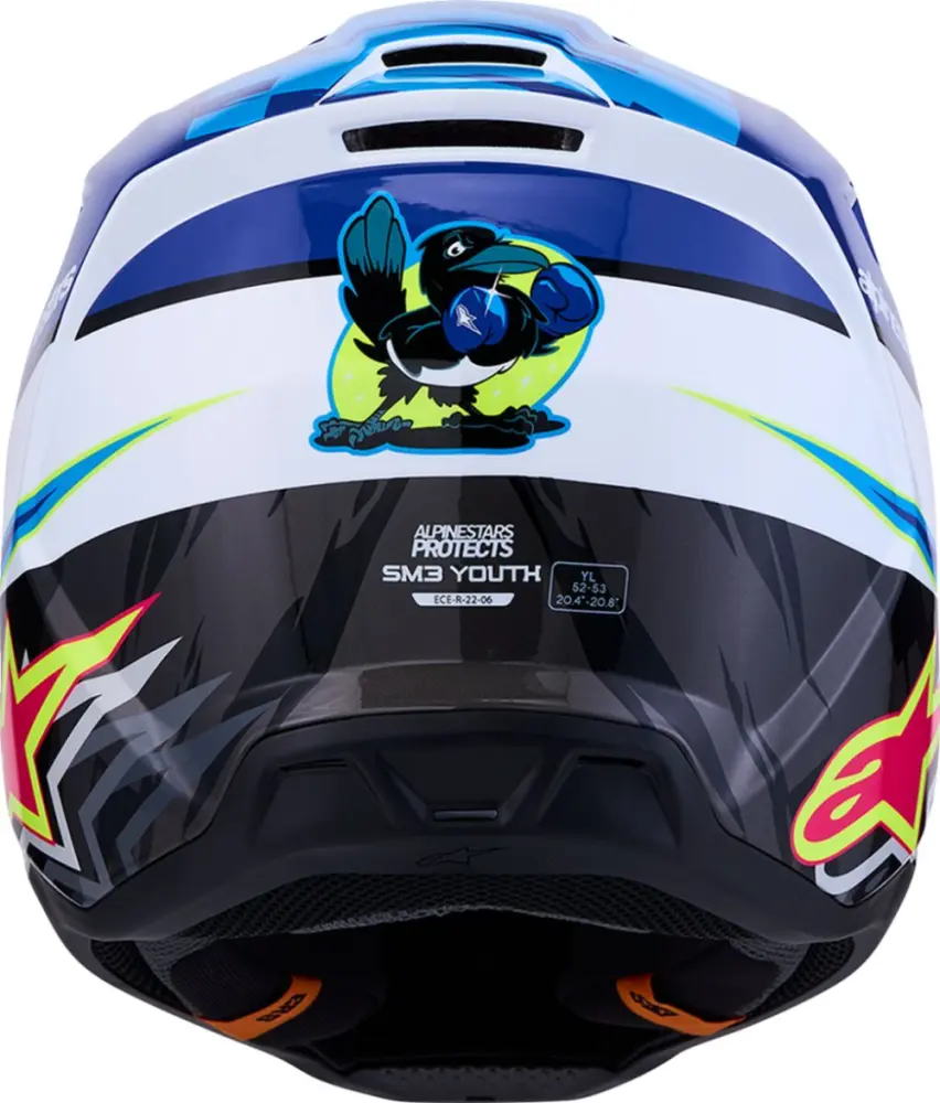 ALPINESTARS(MX) - HELMET YTH SM3 FALCON BL/BK/PK - 01111822
